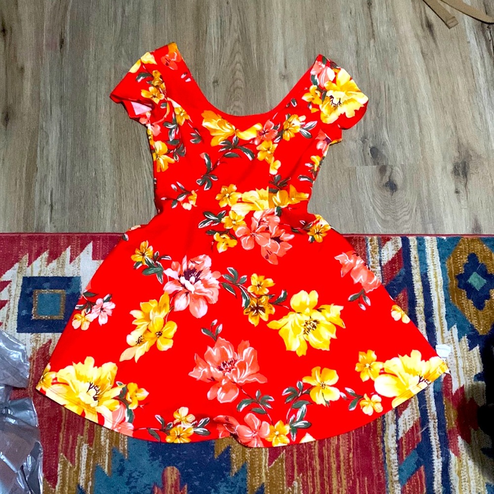 Short floral dress